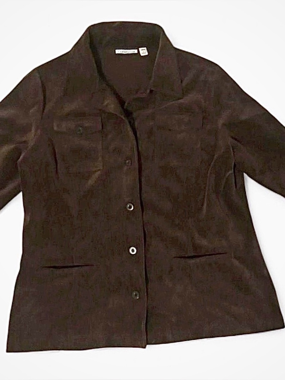 Brown Corduroy Croft & Barrow Blazer / Button up